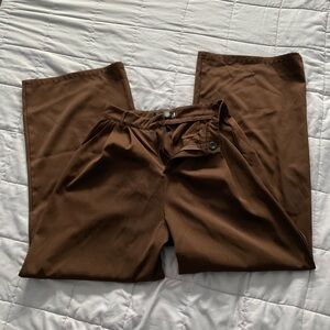 YesStyle Brown Wide Leg Pants